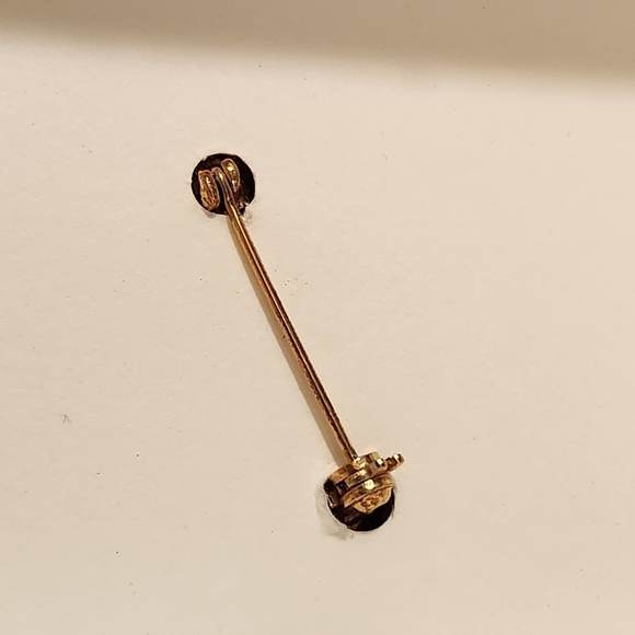 Liz Claiborne Vintage Gold and Cream Floral Brooch - Picture 3 of 5
